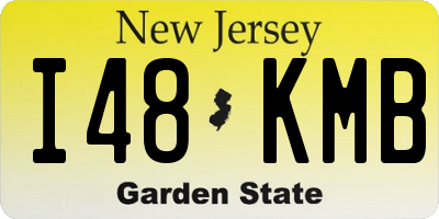 NJ license plate I48KMB