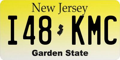 NJ license plate I48KMC