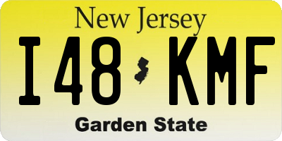NJ license plate I48KMF