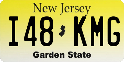 NJ license plate I48KMG