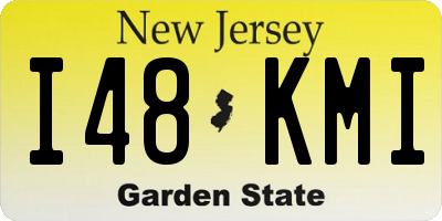 NJ license plate I48KMI