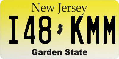 NJ license plate I48KMM