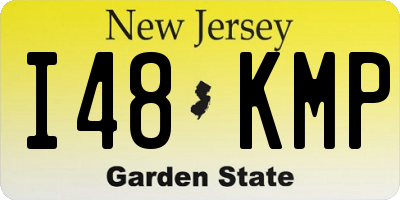 NJ license plate I48KMP