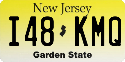 NJ license plate I48KMQ