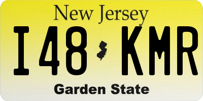 NJ license plate I48KMR