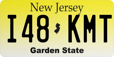 NJ license plate I48KMT
