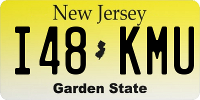 NJ license plate I48KMU