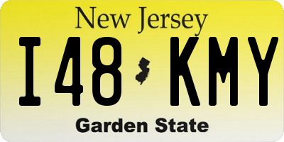 NJ license plate I48KMY