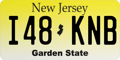 NJ license plate I48KNB