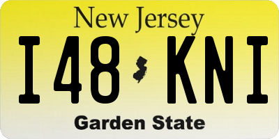NJ license plate I48KNI