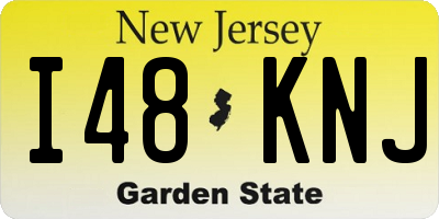NJ license plate I48KNJ