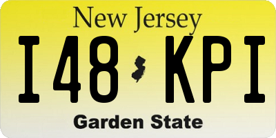 NJ license plate I48KPI