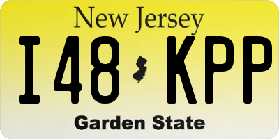 NJ license plate I48KPP