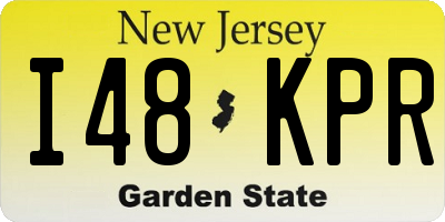 NJ license plate I48KPR