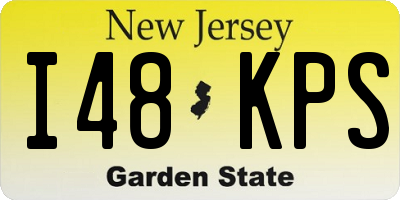 NJ license plate I48KPS