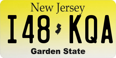 NJ license plate I48KQA