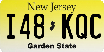 NJ license plate I48KQC
