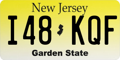 NJ license plate I48KQF