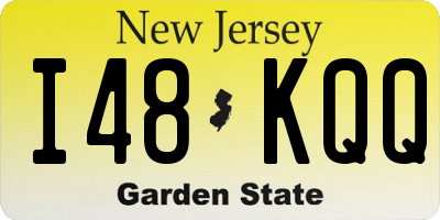 NJ license plate I48KQQ