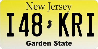 NJ license plate I48KRI
