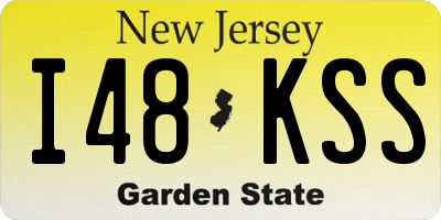 NJ license plate I48KSS