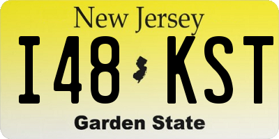 NJ license plate I48KST