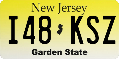 NJ license plate I48KSZ
