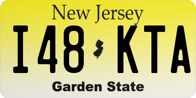 NJ license plate I48KTA