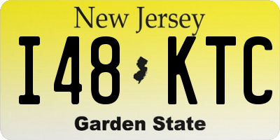 NJ license plate I48KTC