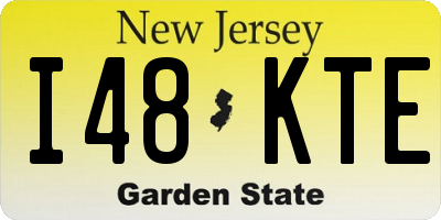 NJ license plate I48KTE