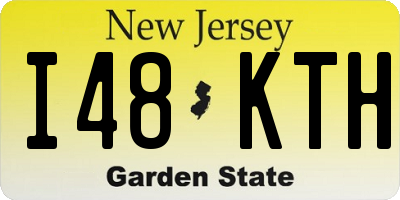 NJ license plate I48KTH