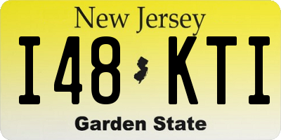 NJ license plate I48KTI