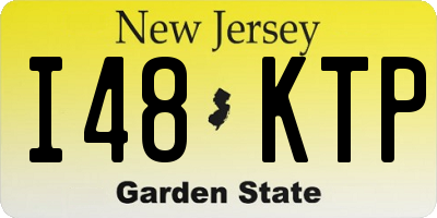 NJ license plate I48KTP