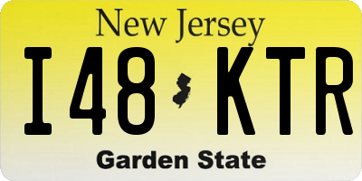NJ license plate I48KTR