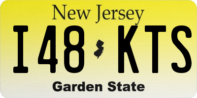 NJ license plate I48KTS