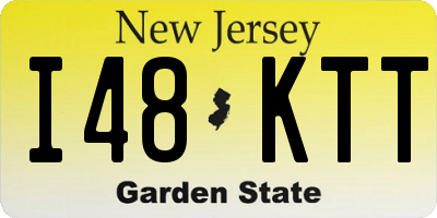 NJ license plate I48KTT