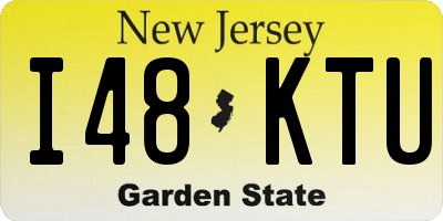NJ license plate I48KTU