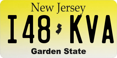 NJ license plate I48KVA