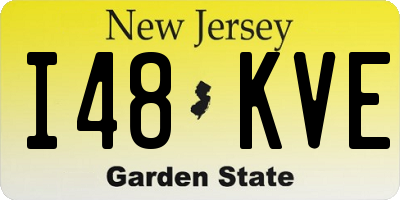 NJ license plate I48KVE
