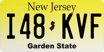 NJ license plate I48KVF
