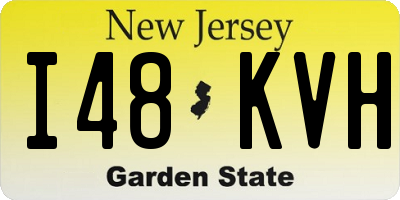 NJ license plate I48KVH