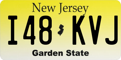 NJ license plate I48KVJ