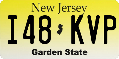 NJ license plate I48KVP
