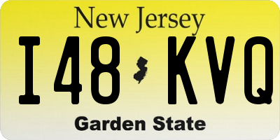 NJ license plate I48KVQ