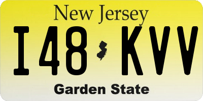 NJ license plate I48KVV
