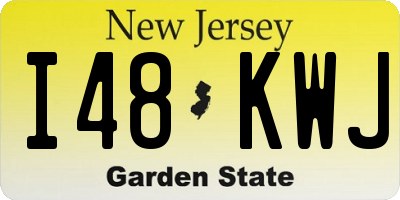 NJ license plate I48KWJ