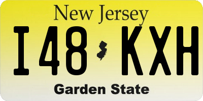 NJ license plate I48KXH