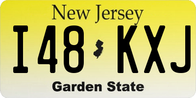 NJ license plate I48KXJ