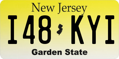 NJ license plate I48KYI