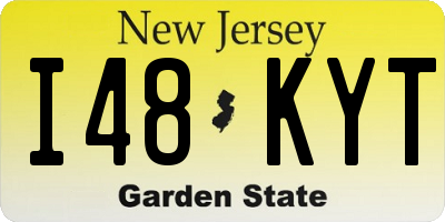 NJ license plate I48KYT